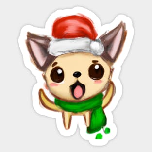 Cute Chihuahua Drawing Sticker